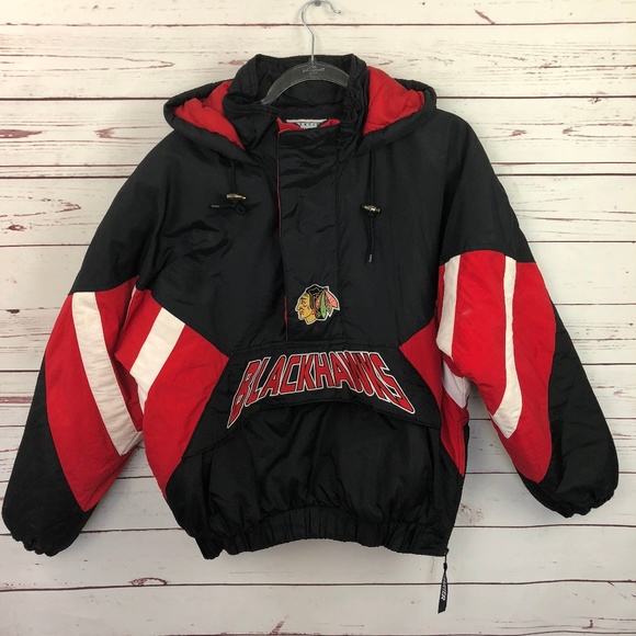 Blackhawks starter jacket 90s Clearance